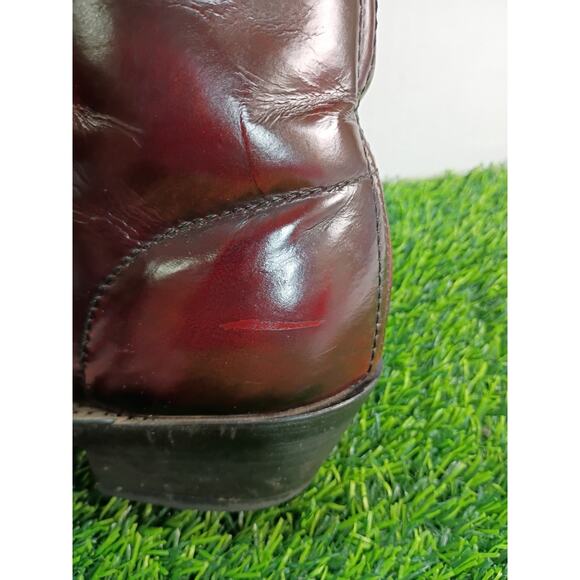 Laredo Men 9EW Burnt Apple Leather Side Zip Traditional Boots main image 15